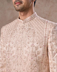 Manyavar Men Champagne Elegance Sherwani