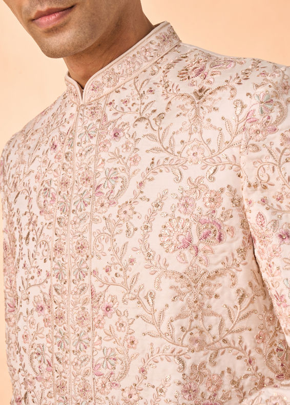 Manyavar Men Champagne Elegance Sherwani