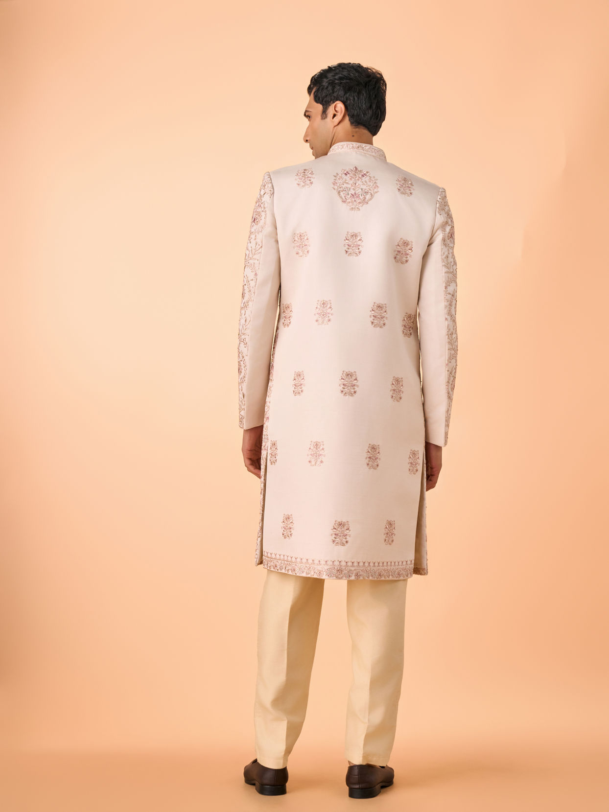 Manyavar Men Champagne Elegance Sherwani