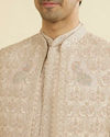 Manyavar Men Champagne Opulence Open Sherwani