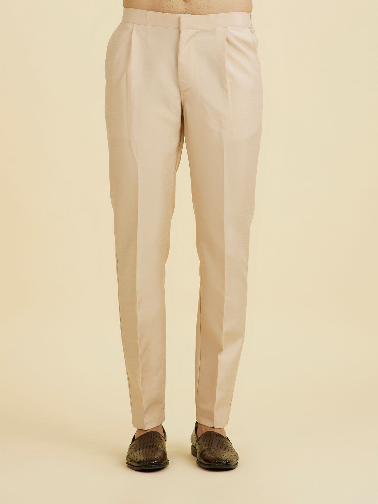 Manyavar Men Champagne Opulence Open Sherwani