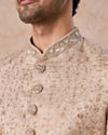 Manyavar Men Exquisite Beige Sherwani