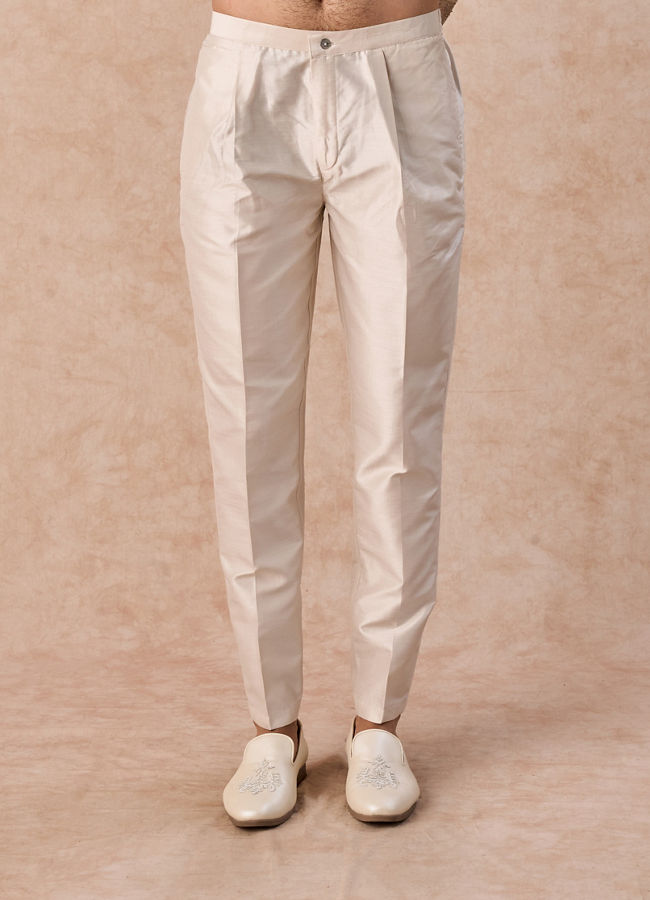 Manyavar Men Exquisite Beige Sherwani