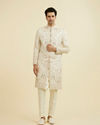 Manyavar Men Regal Cream Sherwani