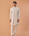 Manyavar Men Creamy Opulence Sherwani
