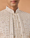 Manyavar Men Creamy Opulence Sherwani