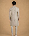 Manyavar Men Gold Tissue Thread-Embroidered Sherwani
