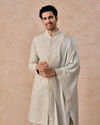 Manyavar Men Light Blue Regal Splendour Sherwani
