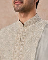 Manyavar Men Light Blue Regal Splendour Sherwani