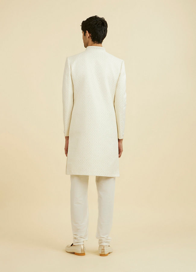 Manyavar Men Regal Cream Sherwani