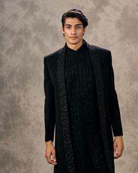 Twamev Men Black Majestic Radiance Indo Western