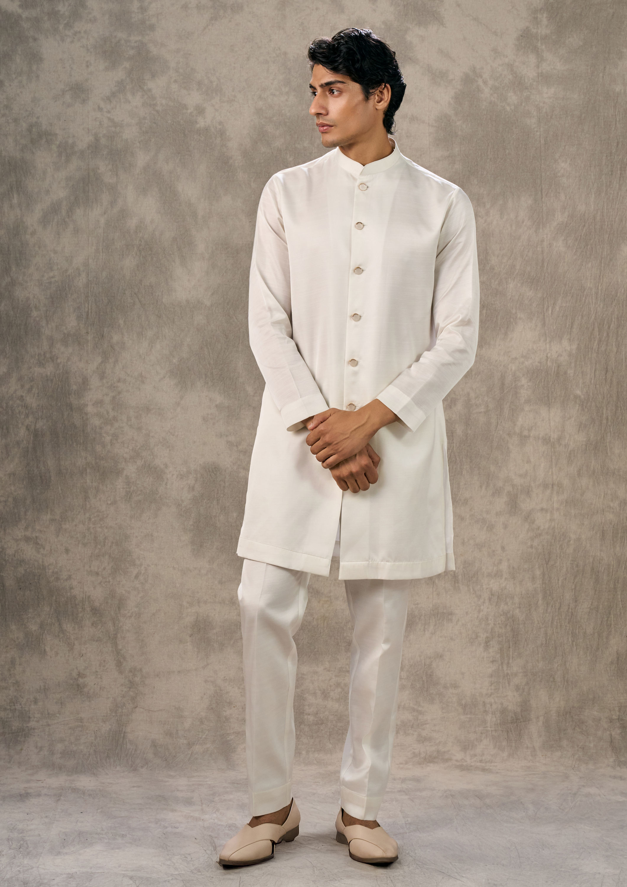 Twamev Men Cream Opulence Indo Western