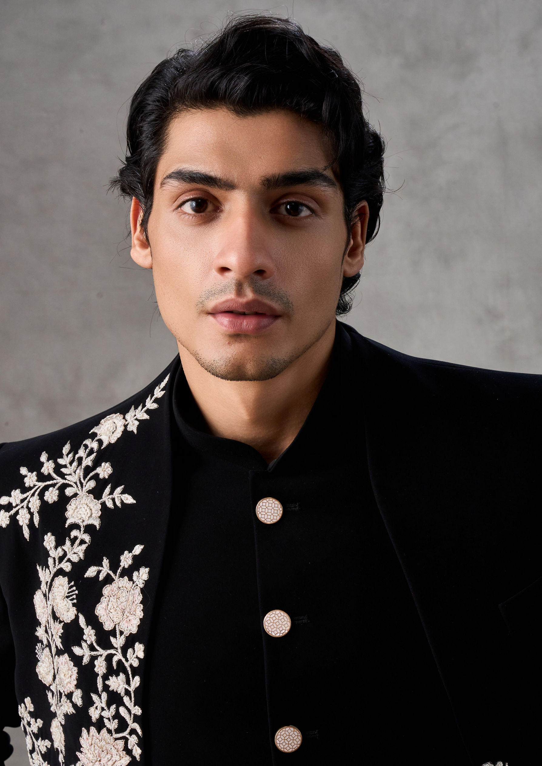 Twamev Men Black Majestic Creations Indo Western