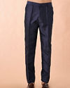 Manyavar Men Regal Blue Kurta Jacket Set