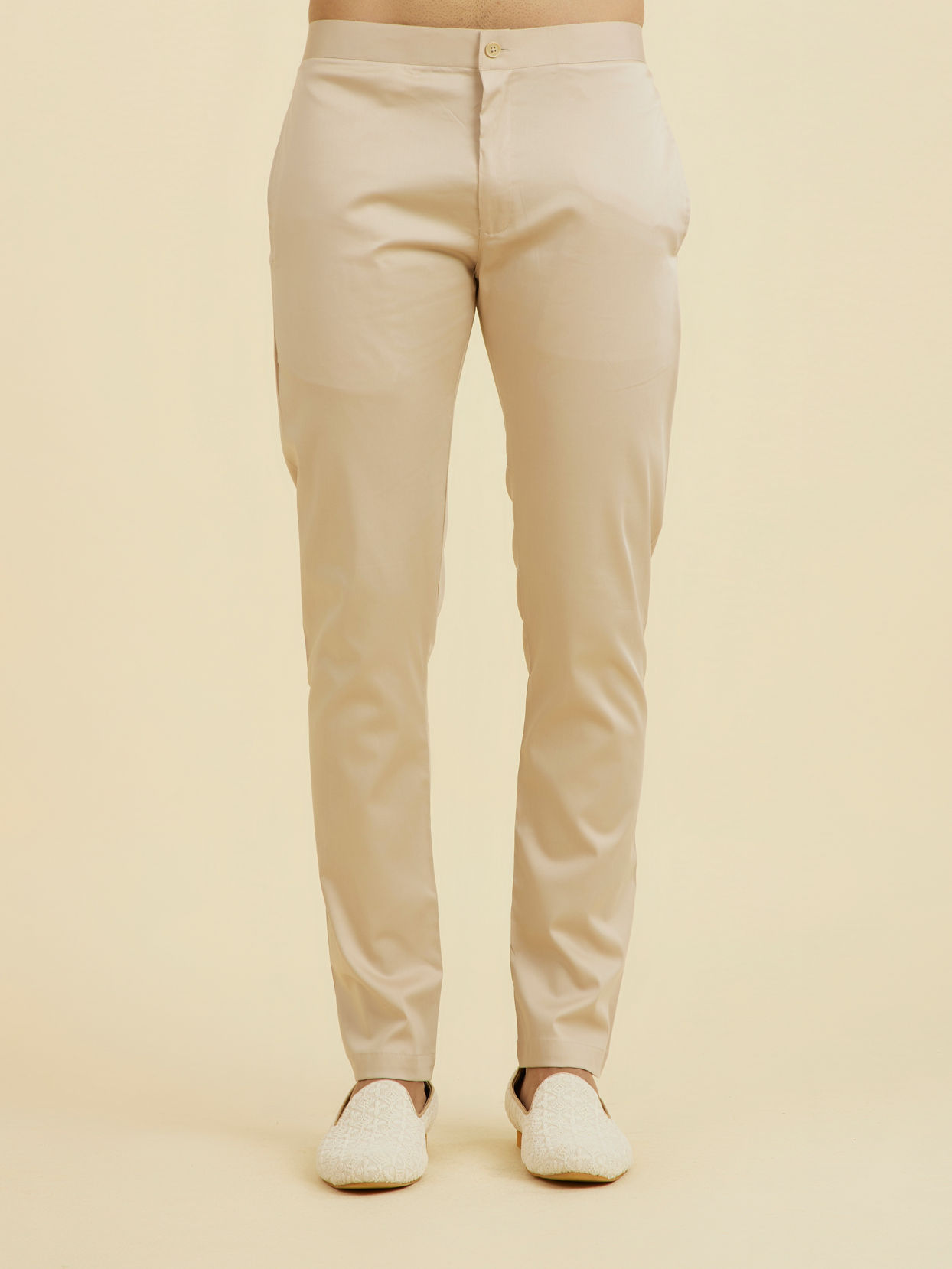 Manyavar Men Dusty Pink Kurta Jacket Set