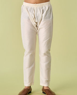 Diwas Men Elegant Beige Kurta Pajama
