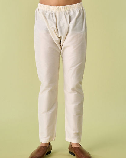Diwas Men Elegant Beige Kurta Pajama