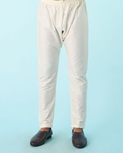 Diwas Men Cream Radiance Brocade Kurta Pajama