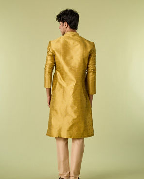 Diwas Men Mehndi Green Kurta Pajama