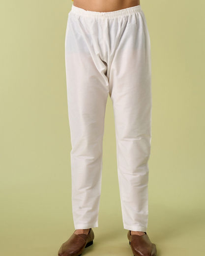 Diwas Men Mehndi Green Kurta Pajama Set