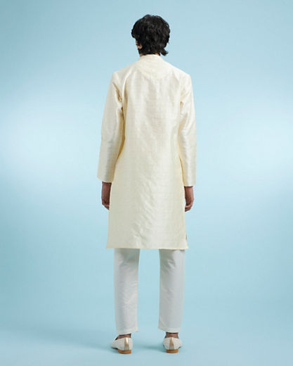Diwas Men Cream Allure Kurta Pajama