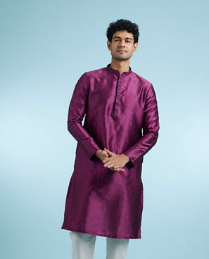 Diwas Men Regal Purple Kurta Pajama