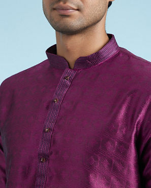 Diwas Men Regal Purple Kurta Pajama