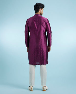 Diwas Men Regal Purple Kurta Pajama