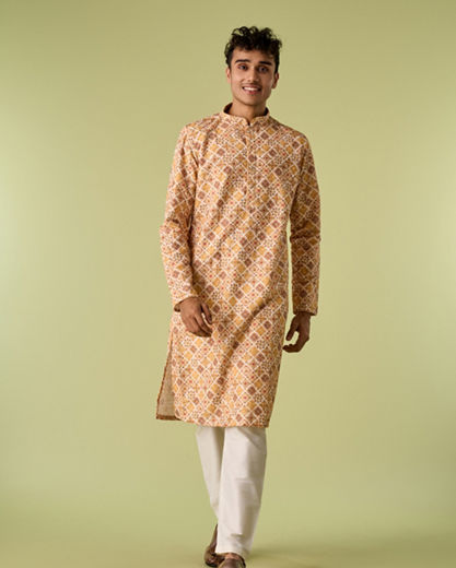 Diwas Men Sunshine Delight Kurta Pajama
