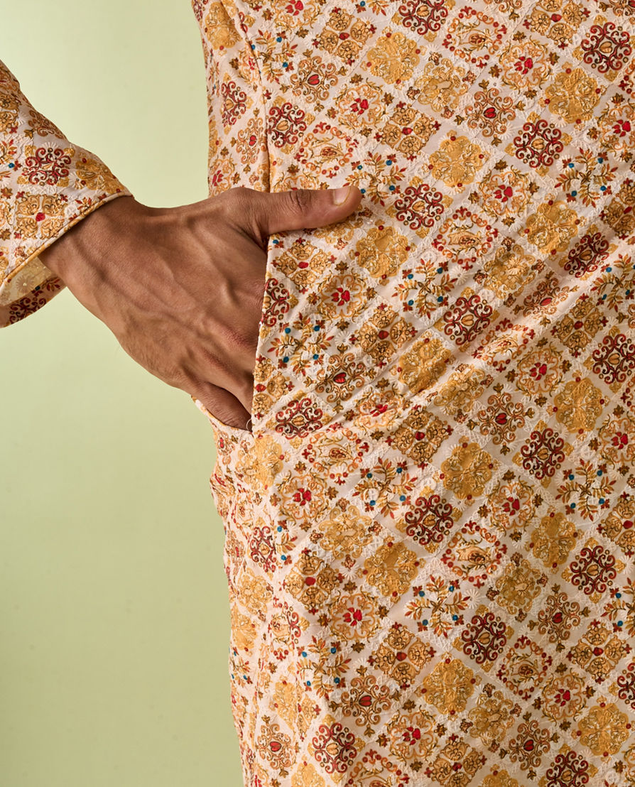 Diwas Men Sunshine Delight Kurta Pajama