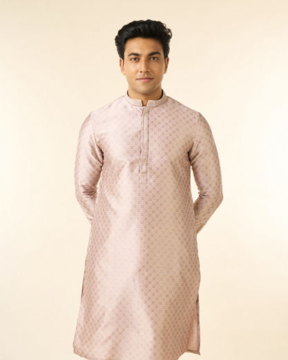 Diwas Men Dusty Pink Elegance Kurta Pajama