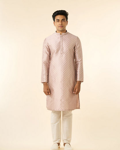 Diwas Men Dusty Pink Elegance Kurta Pajama