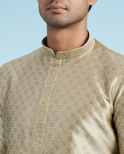 Diwas Men Walnut Beige Elegance Kurta Pajama