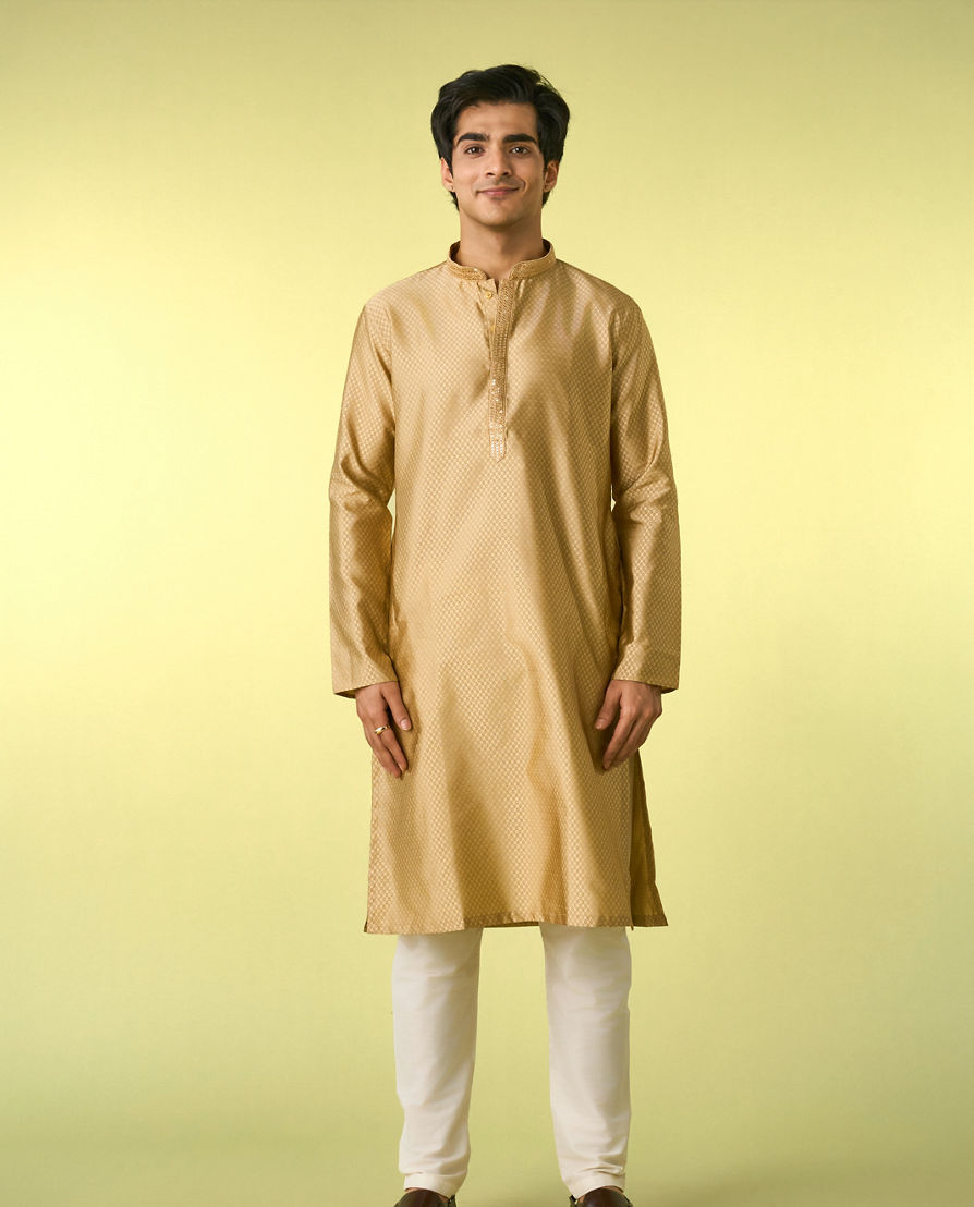 Diwas Men Fawn Elegance Kurta Pajama
