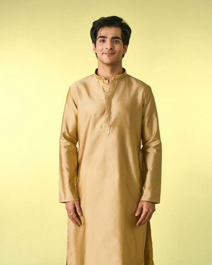 Diwas Men Fawn Elegance Kurta Pajama