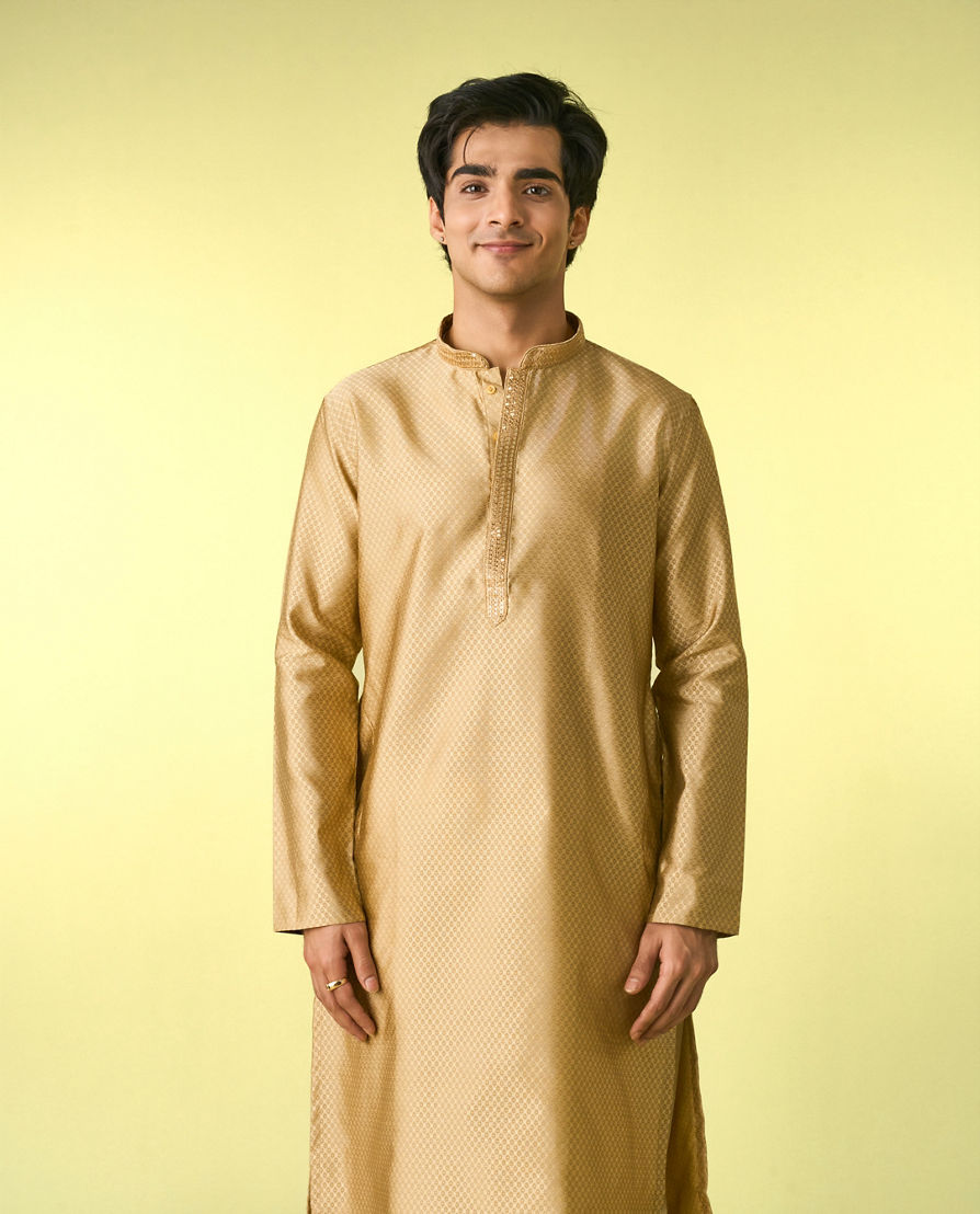 Diwas Men Fawn Elegance Kurta Pajama