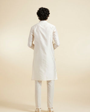 Diwas Men Elegant Cream Kurta Pajama
