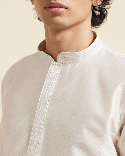 Diwas Men Elegant Cream Kurta Pajama