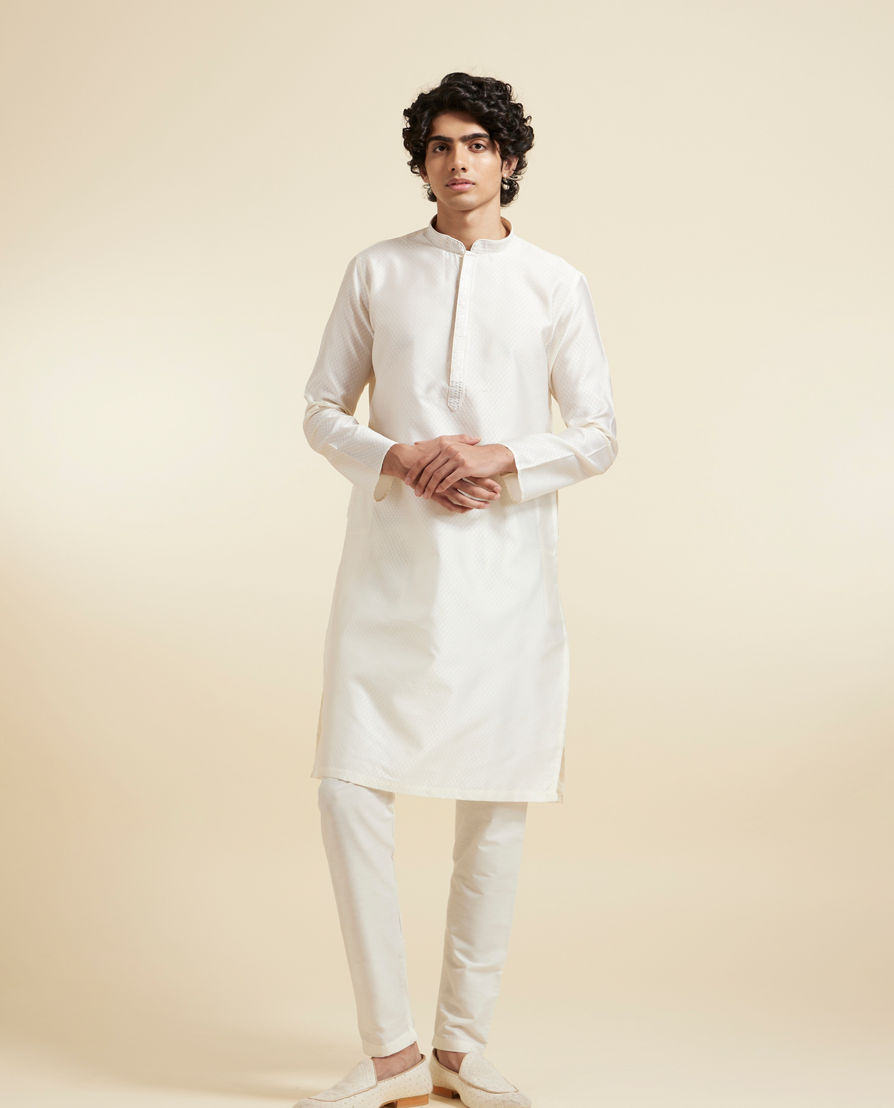 Diwas Men Elegant Cream Kurta Pajama