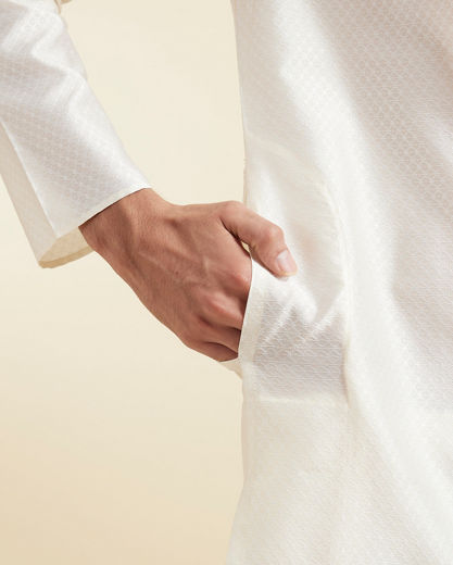 Diwas Men Elegant Cream Kurta Pajama