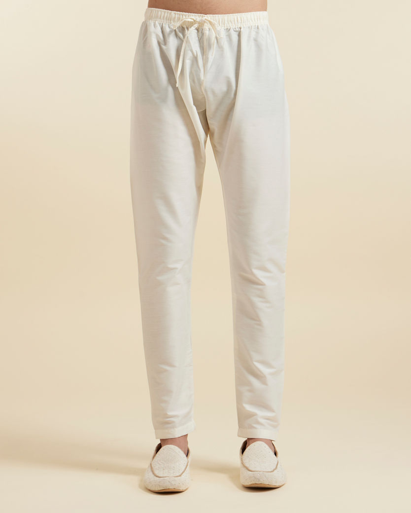 Diwas Men Elegant Cream Kurta Pajama