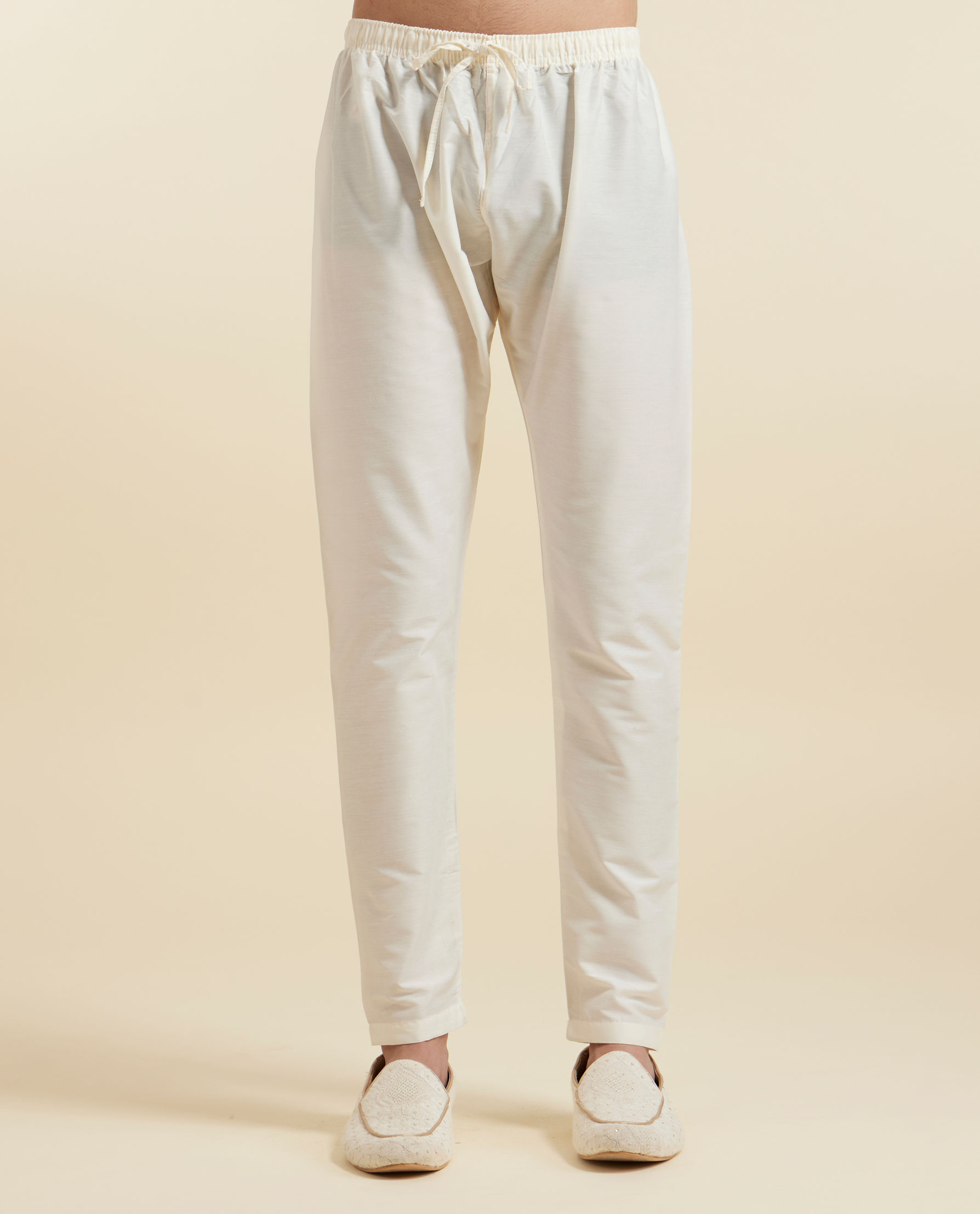 Diwas Men Elegant Cream Kurta Pajama