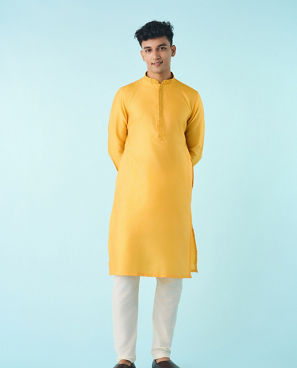 Diwas Men Radiant Yellow Kurta Pajama