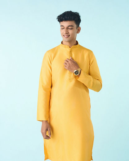 Diwas Men Radiant Yellow Kurta Pajama