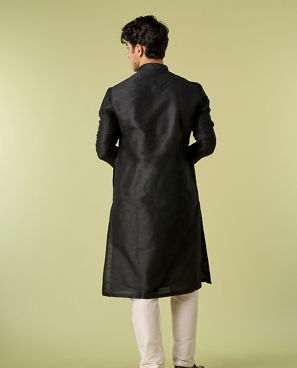 Diwas Men Black Regalia Kurta Pajama
