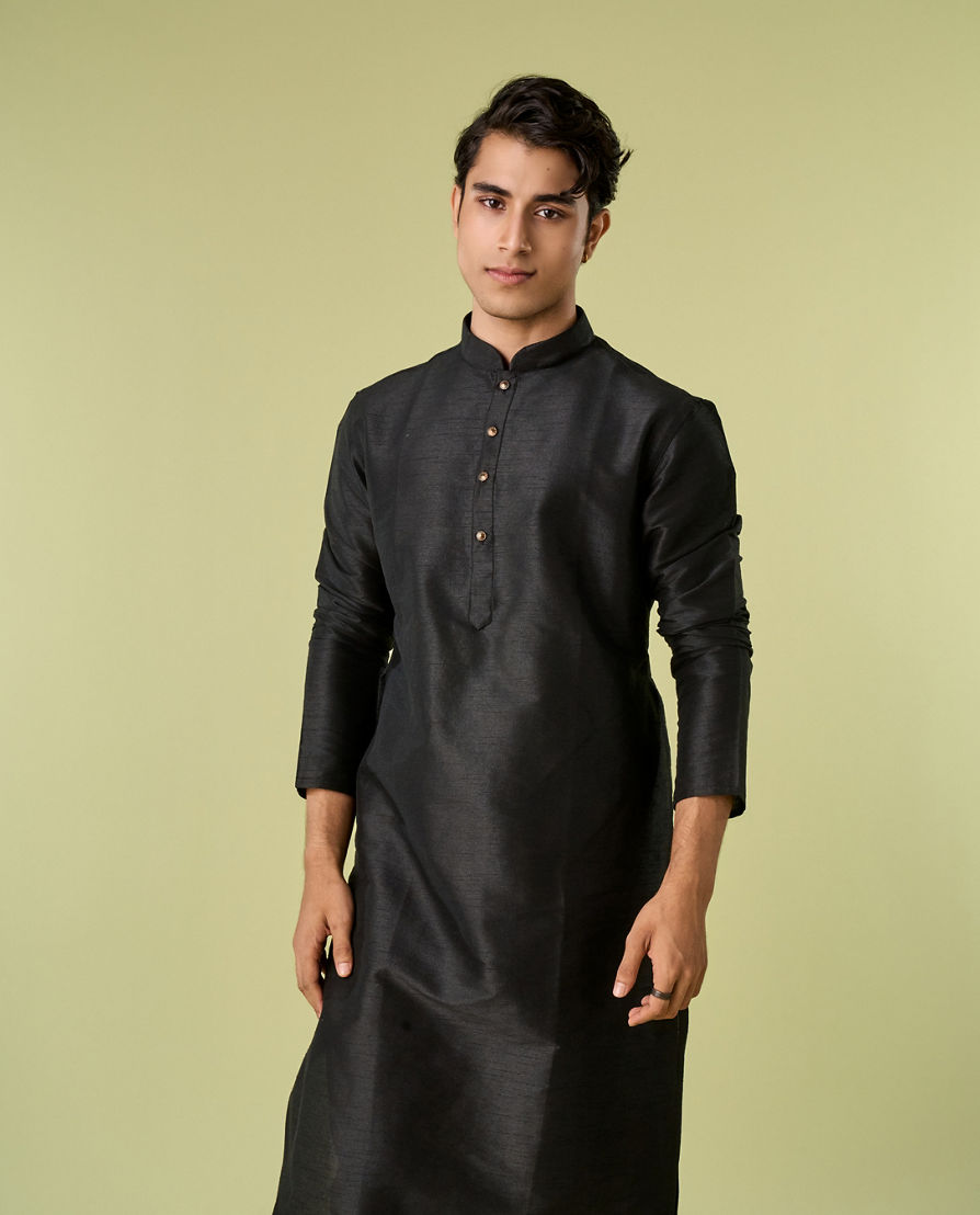Diwas Men Black Regalia Kurta Pajama