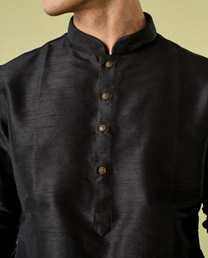 Diwas Men Black Regalia Kurta Pajama