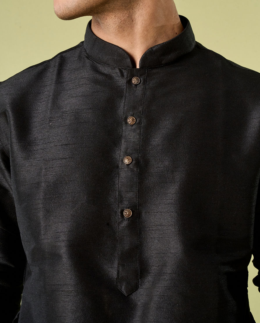 Diwas Men Black Regalia Kurta Pajama