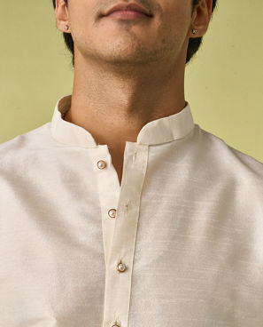 Diwas Men Warm White Elegance Kurta Pajama