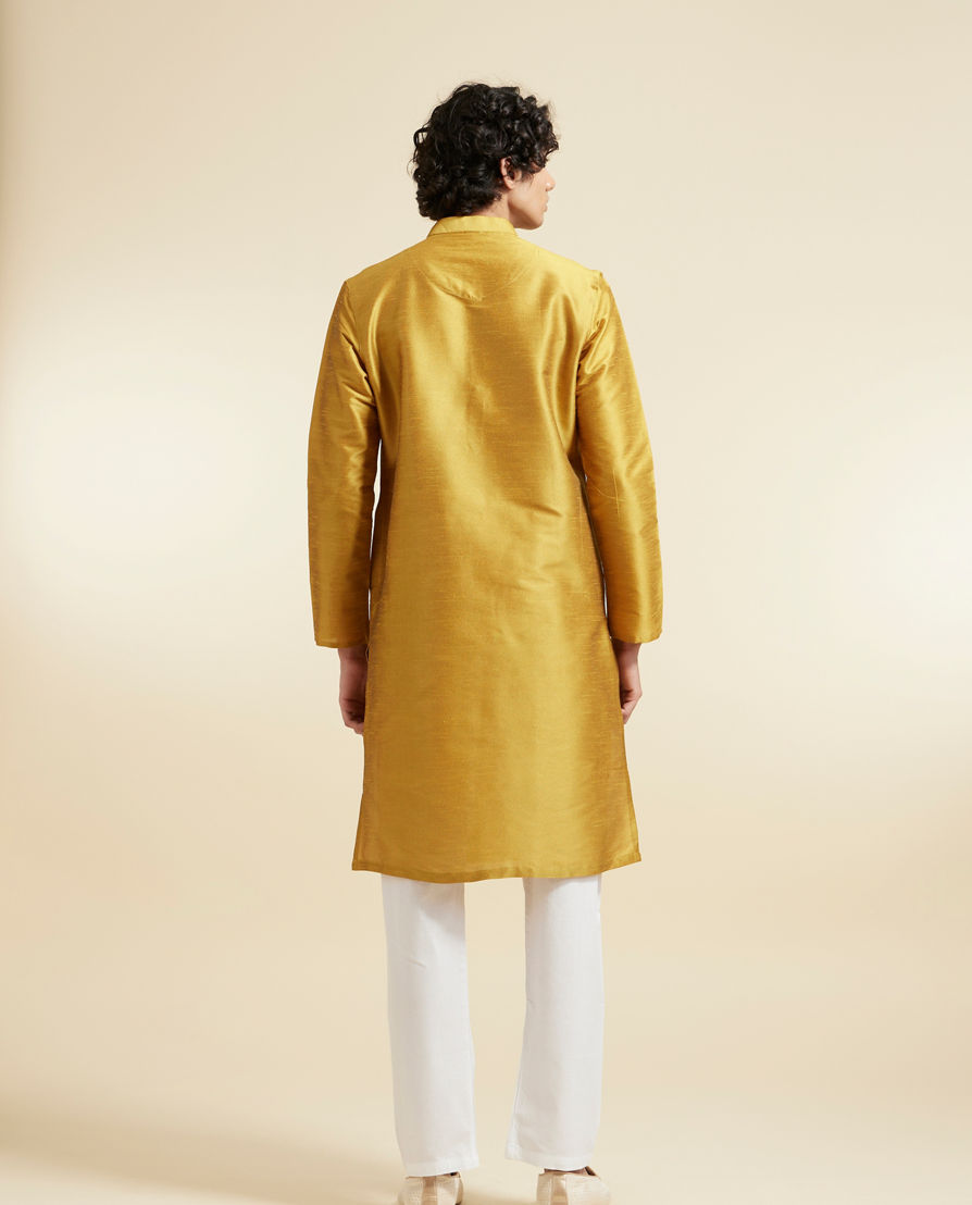 Diwas Men Mustard Magic Kurta Pajama